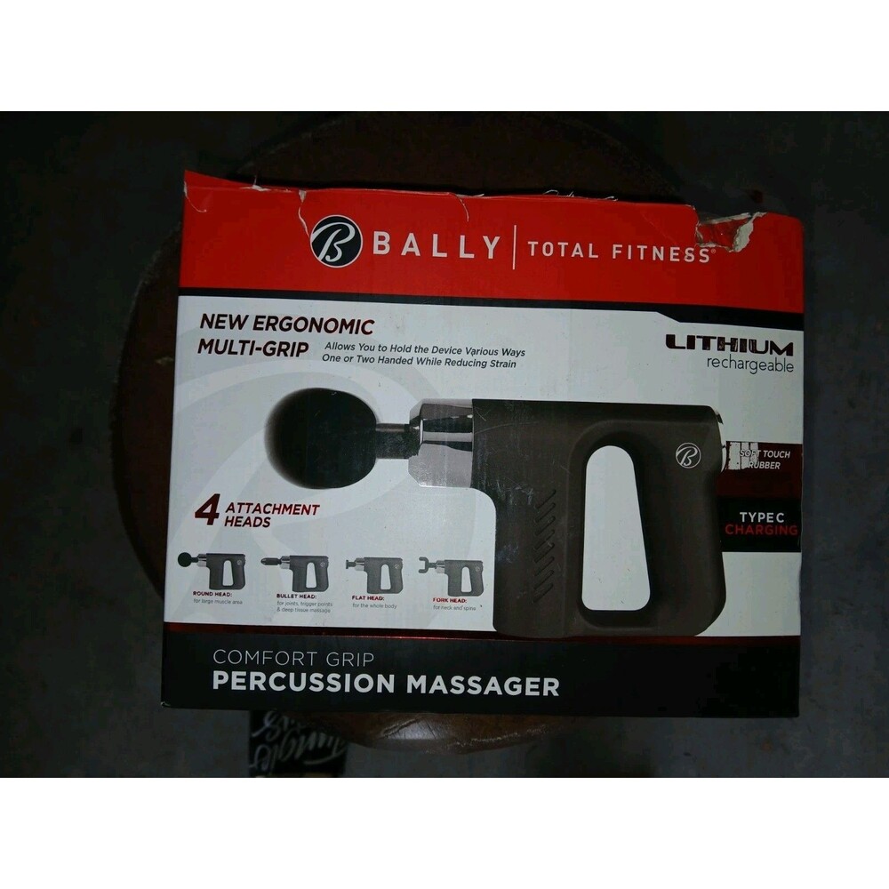 Bally Total Fitness Comfort Grip Percussion Massager Need Type C Charger